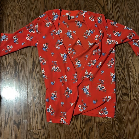 H and M - Red Blouse - Picture 2 of 3